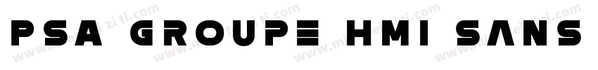 PSA Groupe HMI Sans JK Regular字体转换